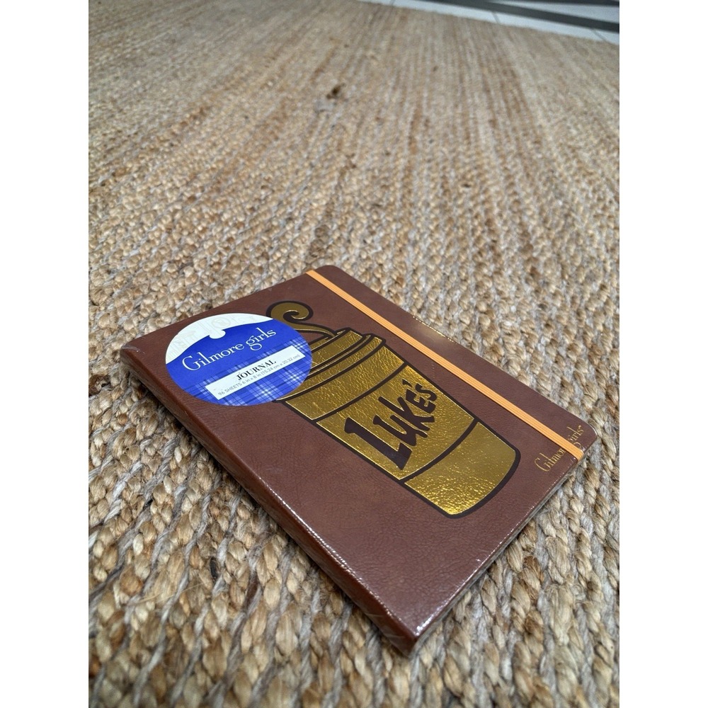Official Brand new Gilmore Girls notebook featuring Luke's Diner coffee cup logo